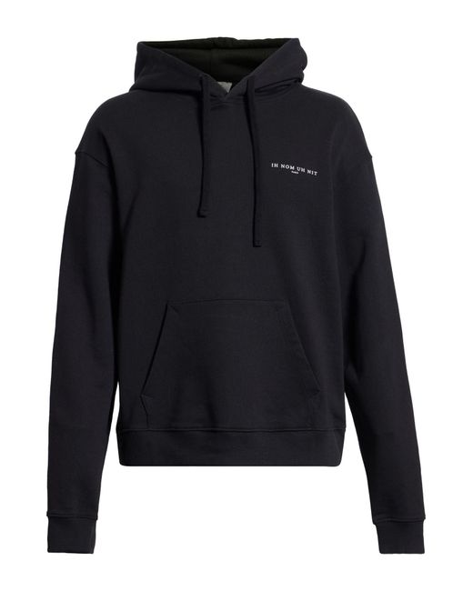 Ih Nom Uh Nit Blue Sweatshirt Cotton, Elastane for men