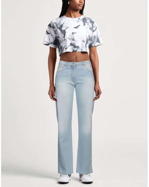 MSGM Blue Jeans Cotton, Polyester