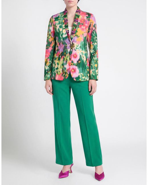 Marc Cain Green Jacket Polyester, Elastane