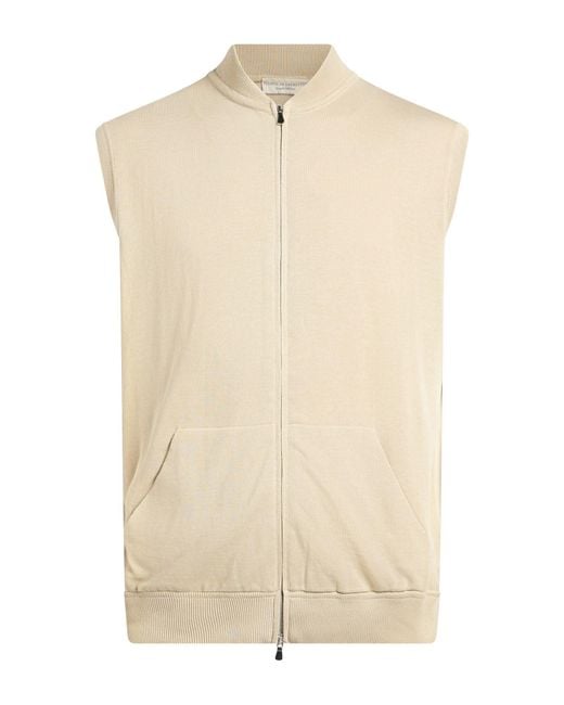 FILIPPO DE LAURENTIIS Natural Cardigan Cotton for men