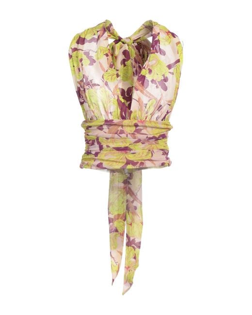 Top Pinko de color Metallic