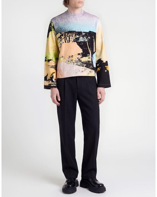 MSGM White T-Shirt Cotton for men