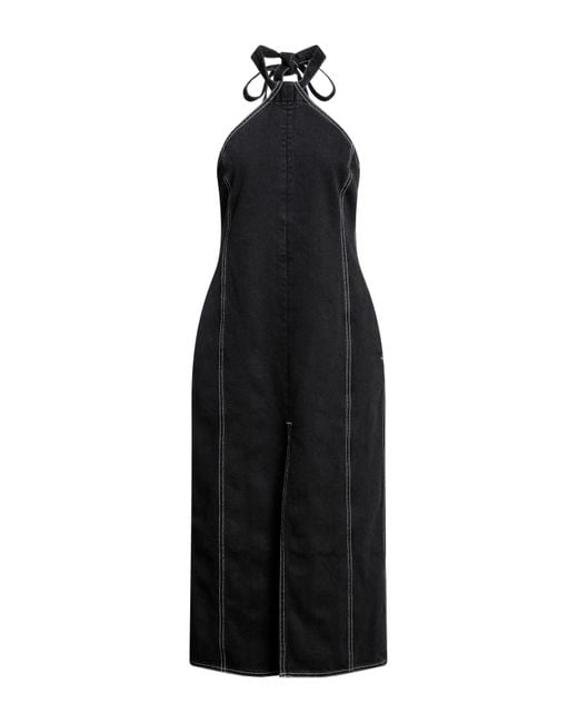 Sunnei Black Midi Dress