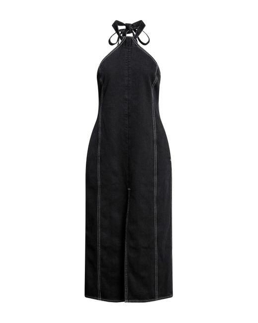 Sunnei Black Midi Dress