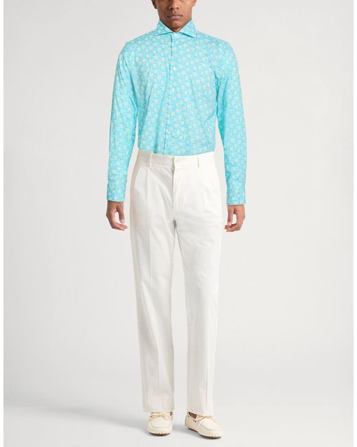 Camisa Fedeli de hombre de color Blue