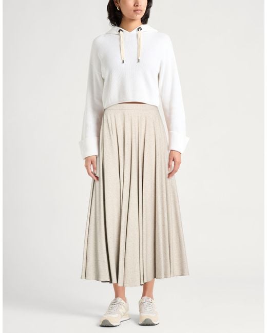 Gentry Portofino Natural Midi Skirt