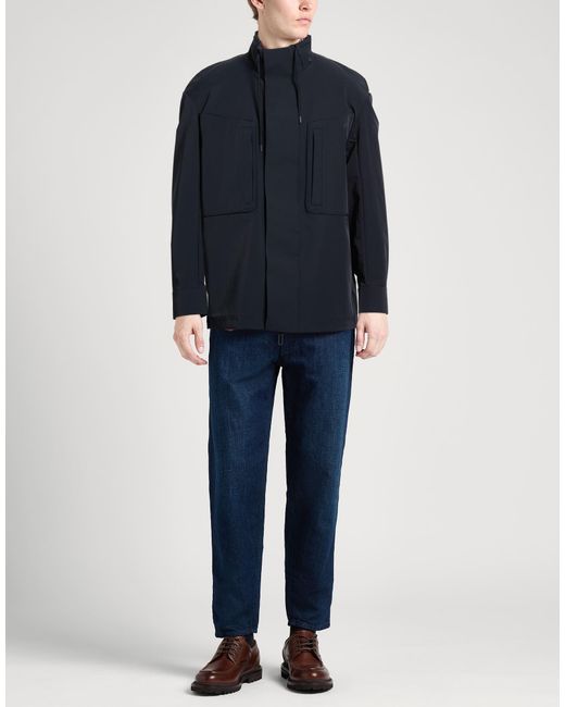 Emporio Armani Blue Jackets for men