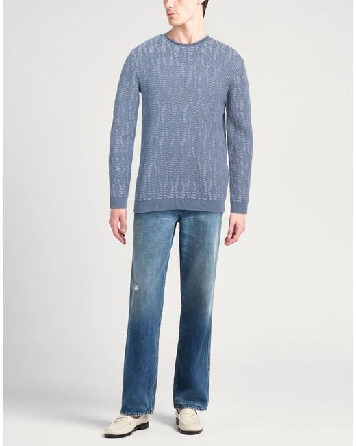Pullover Giorgio Armani de hombre de color Blue