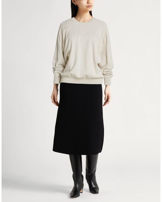 Peserico White Light Sweater Wool, Cashmere, Polyester