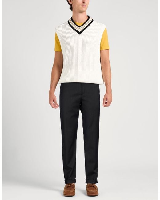 Rrd Black Pants Virgin Wool, Elastane for men