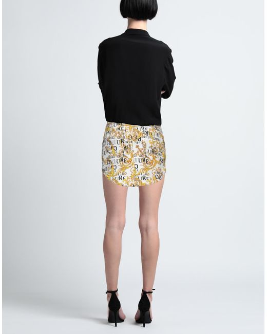 Versace Metallic Mini Skirt