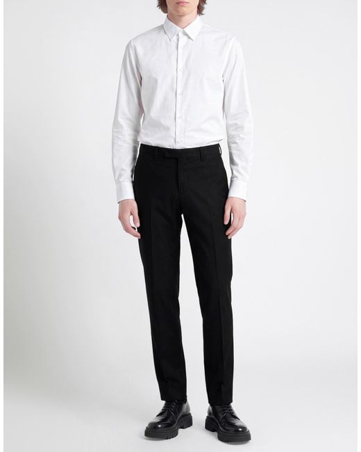 Boglioli Black Pants Wool, Elastane for men