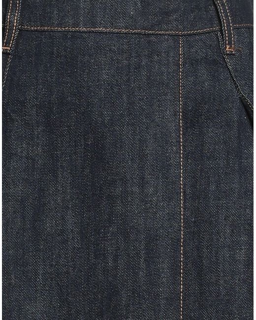 Tela Blue Denim Skirt Cotton