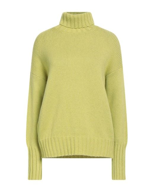 Aragona Yellow Turtleneck Cashmere
