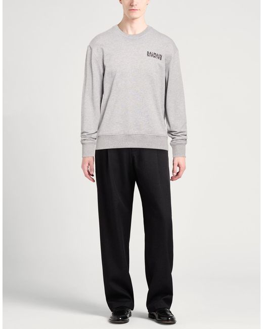 Balmain Gray Sweatshirt for men
