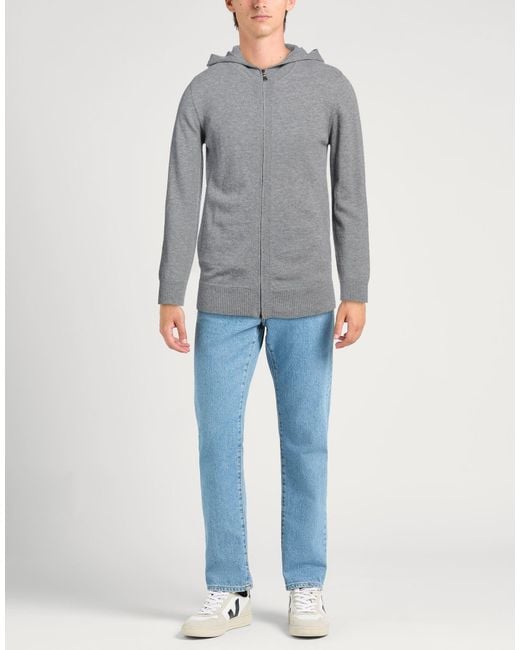 Alpha Studio Gray Cardigan for men