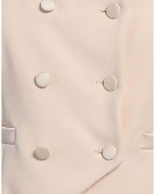 Imperial Natural Ivory Tailored Vest Polyester, Elastane