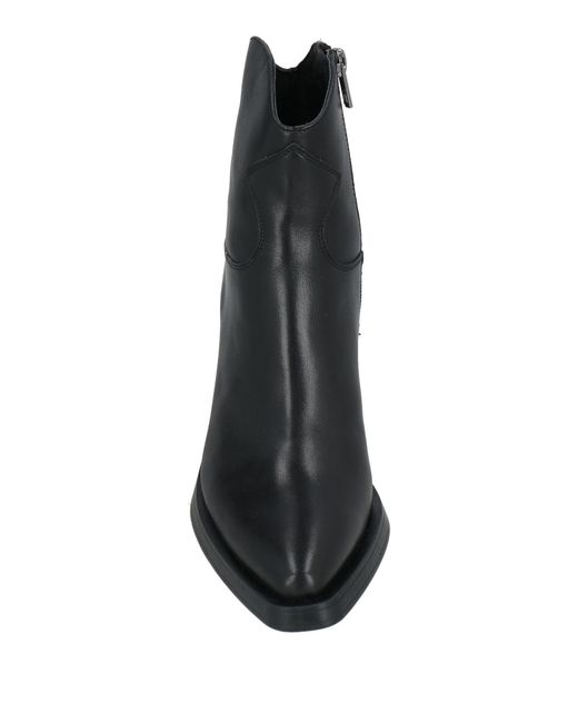 Ash Black Ankle Boots Leather