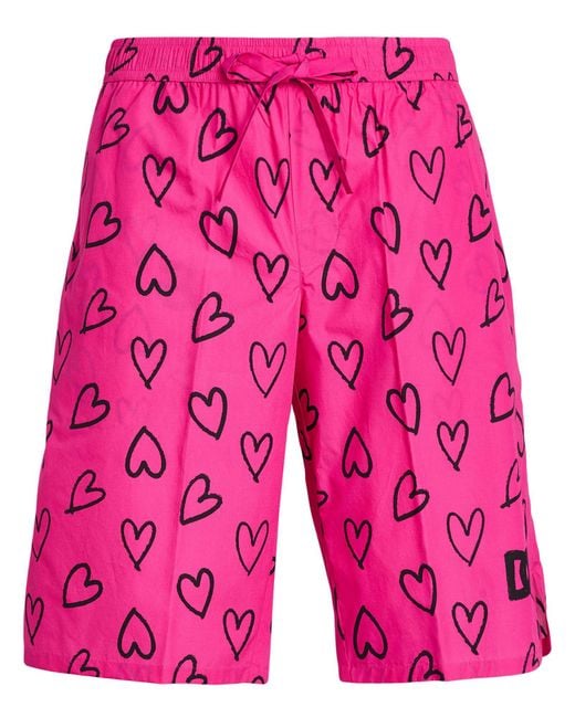Dolce & Gabbana Pink Shorts & Bermuda Shorts for men