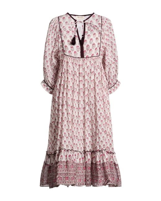 M.A.B.E Pink Midi Dress