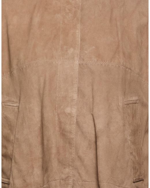 MAX&Co. Brown Jacket Goat Skin