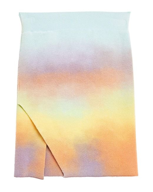 Laneus Green Light Mini Skirt Cotton