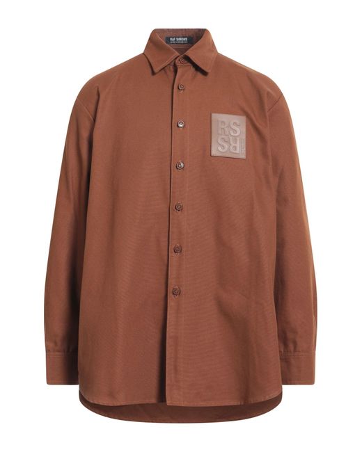 Raf Simons Brown Shirt Cotton for men