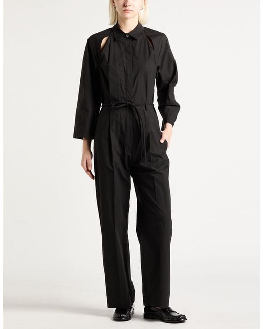 Tela Black Jumpsuit Cotton