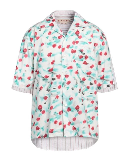 Marni White Light Shirt Cotton for men