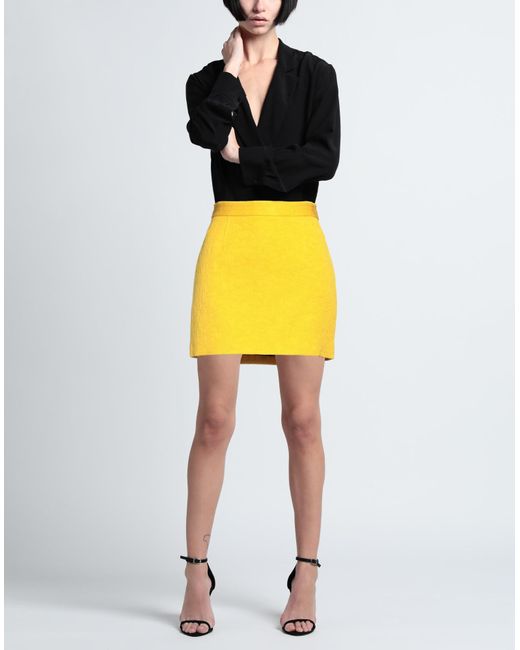 Proenza Schouler Yellow Mini Skirt