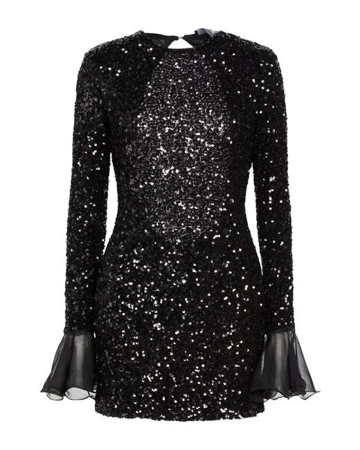 ROTATE BIRGER CHRISTENSEN Black Mini Dress