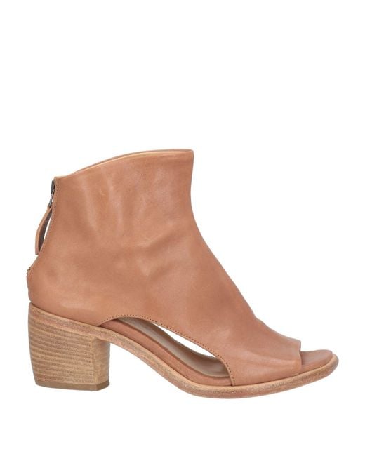 Ernesto Dolani Brown Camel Ankle Boots Leather