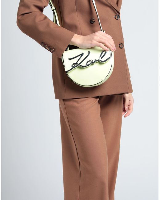 Bolso con bandolera Karl Lagerfeld de color Metallic