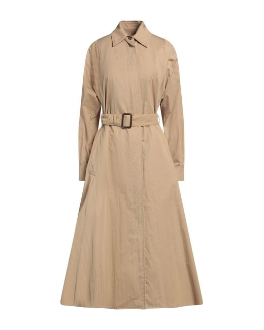 Weekend by Maxmara Natural Sand Midi Dress Cotton, Polyamide