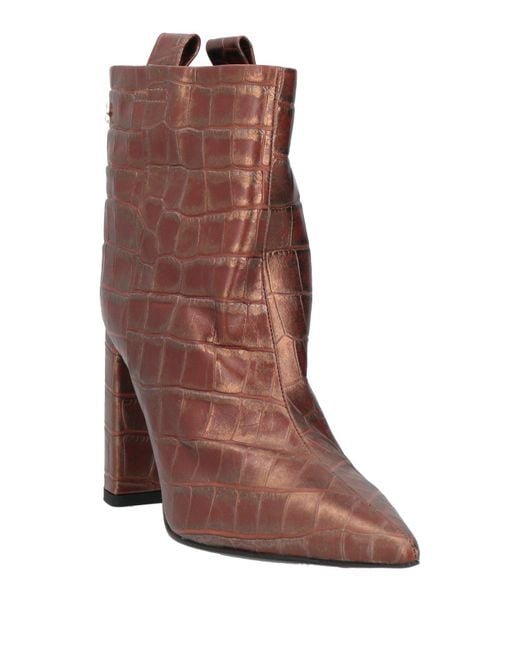 Fabi Brown Ankle Boots