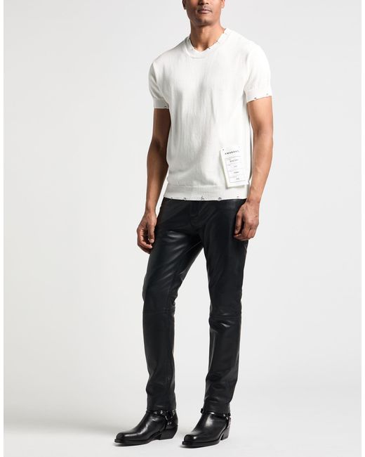 Pullover Amaranto de hombre de color White