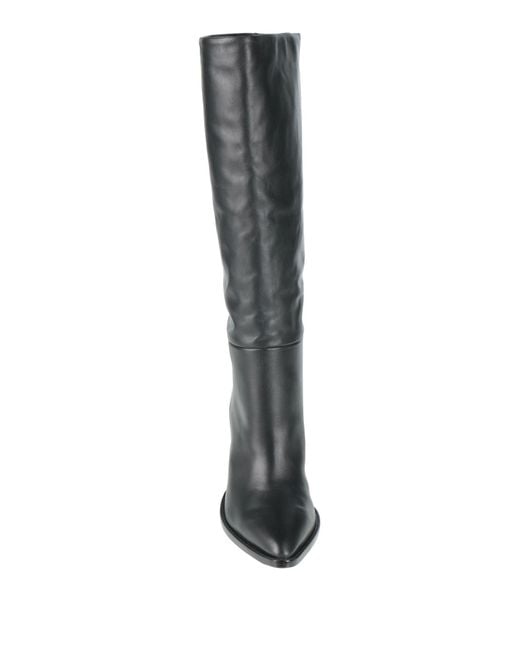 GOLD&ROUGE Black Boot Leather
