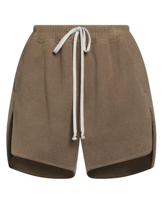 Rick Owens Green Shorts & Bermuda Shorts Cashmere