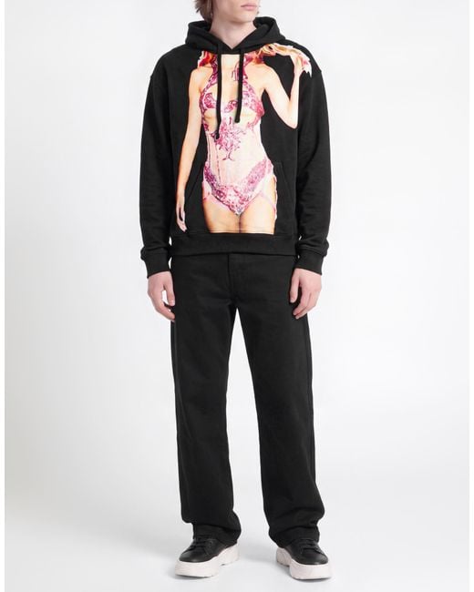 Ih Nom Uh Nit Black Sweatshirt Cotton for men