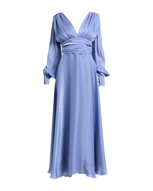ACTUALEE Blue Maxi-Kleid