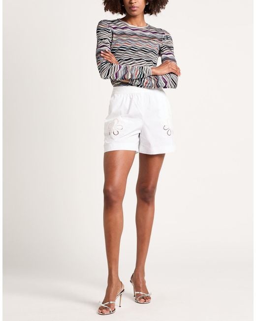 Boutique Moschino White Shorts & Bermuda Shorts