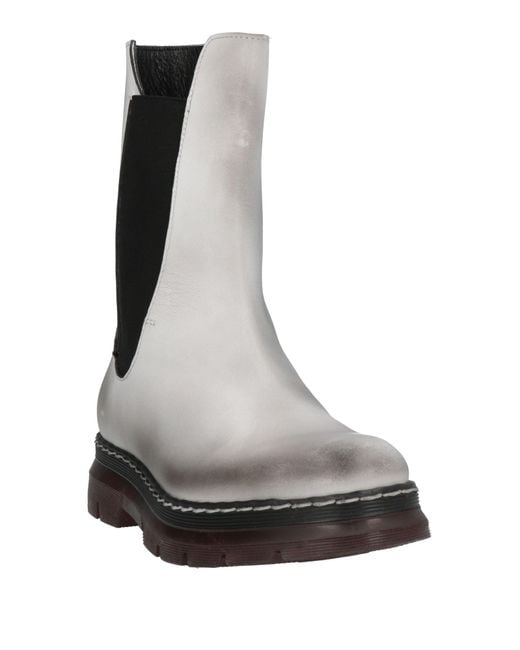 Cedric Charlier White Ankle Boots