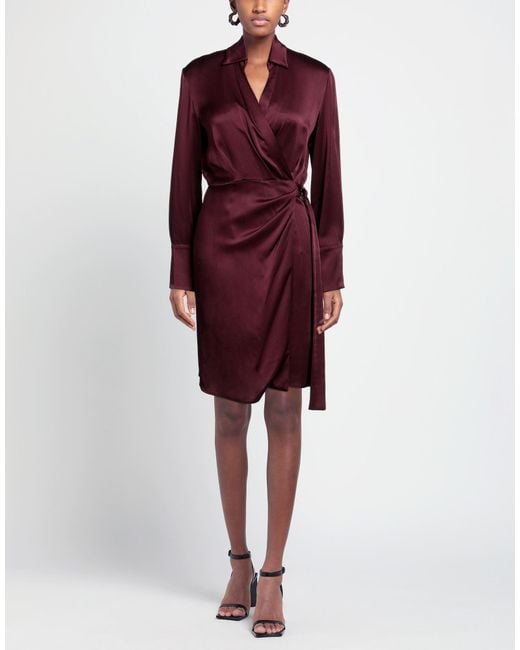 Dondup Purple Mini Dress