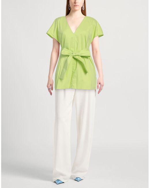 Liviana Conti Green Top Cotton, Polyamide, Elastane