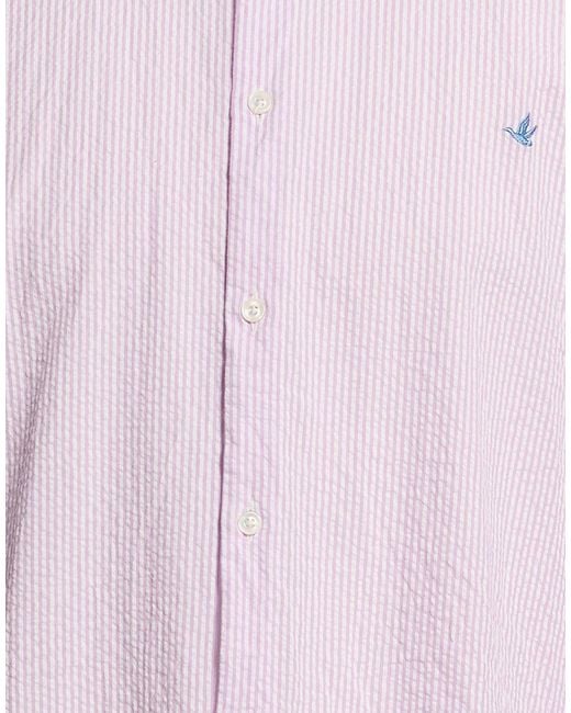 Brooksfield Pink Shirts for men