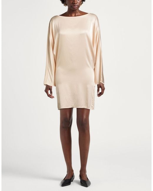 Dixie Natural Sand Mini Dress Viscose, Elastane