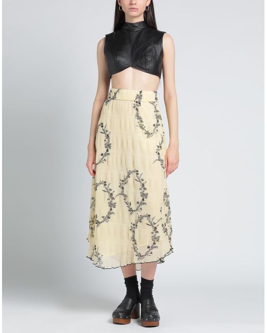 Ganni Natural Maxi Skirt