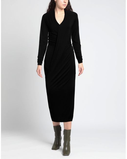 Urban Zen Midi Dress in Black Lyst