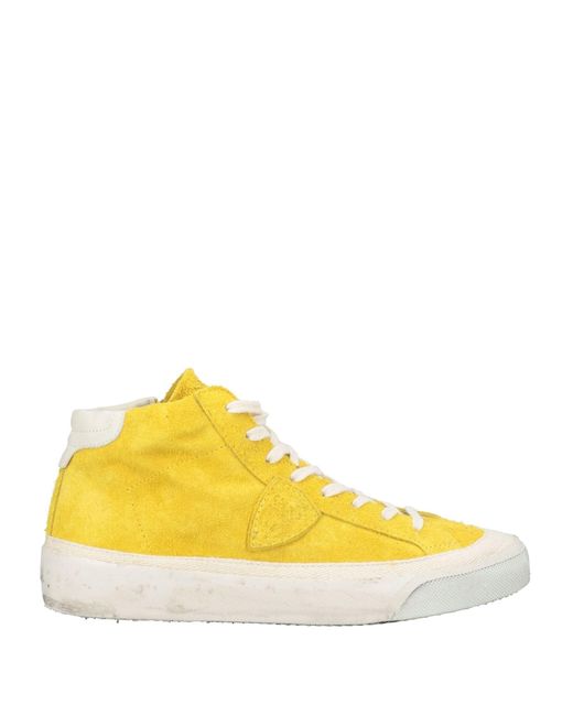 Philippe Model Yellow Trainers