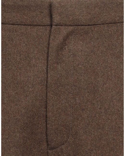 Jil Sander Brown Pants Virgin Wool for men